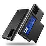 Per Samsung Note20 Custodia protettiva antiurto per armatura robusta con slot per schede