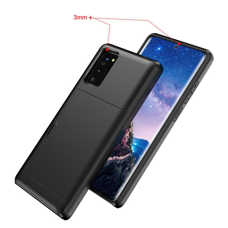 Per Samsung Note20 Custodia protettiva antiurto per armatura robusta con slot per schede