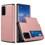 Per Samsung Note20 Custodia protettiva antiurto per armatura robusta con slot per schede