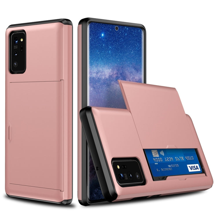 Per Samsung Note20 Custodia protettiva antiurto per armatura robusta con slot per schede