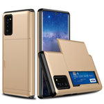 Per Samsung Note20 Custodia protettiva antiurto per armatura robusta con slot per schede
