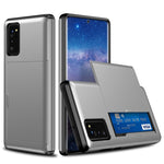 Per Samsung Note20 Custodia protettiva antiurto per armatura robusta con slot per schede