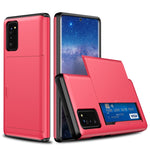 Per Samsung Note20 Custodia protettiva antiurto per armatura robusta con slot per schede