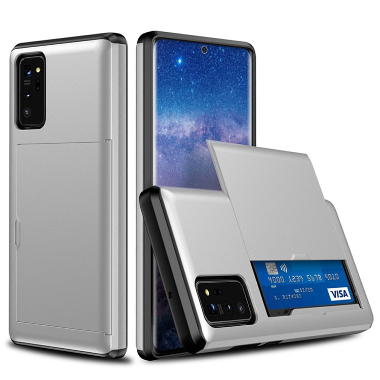 Per Samsung Note20 Custodia protettiva antiurto per armatura robusta con slot per schede