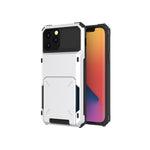 Per iPhone 12 Custodia protettiva per armature robuste antigraffio antiurto con slot per schede, For iPhone 12 mini