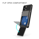 Per iPhone 12 Custodia protettiva per armature robuste antigraffio antiurto con slot per schede, For iPhone 12 mini