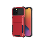 Per iPhone 12 Pro / 12 Max Custodia protettiva per armature robuste antiurto resistente ai graffi con scheda Solt, For iPhone 12 / 12 Pro