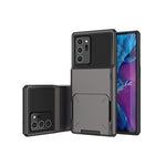 Per Samsung Galaxy Note20 Custodia protettiva per armatura robusta antigraffio ultra resistente agli urti con slot per schede