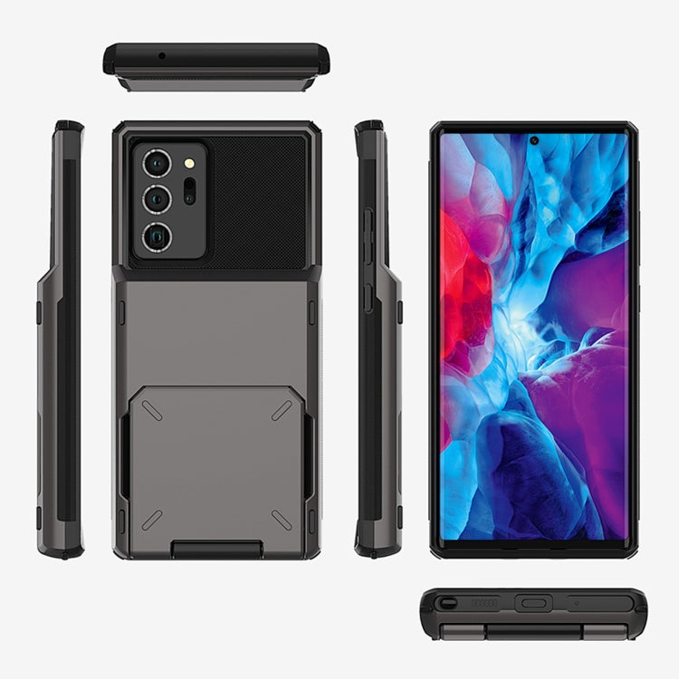 Per Samsung Galaxy Note20 Custodia protettiva per armatura robusta antigraffio ultra resistente agli urti con slot per schede