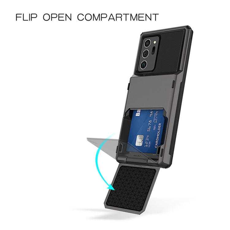 Per Samsung Galaxy Note20 Custodia protettiva per armatura robusta antigraffio ultra resistente agli urti con slot per schede