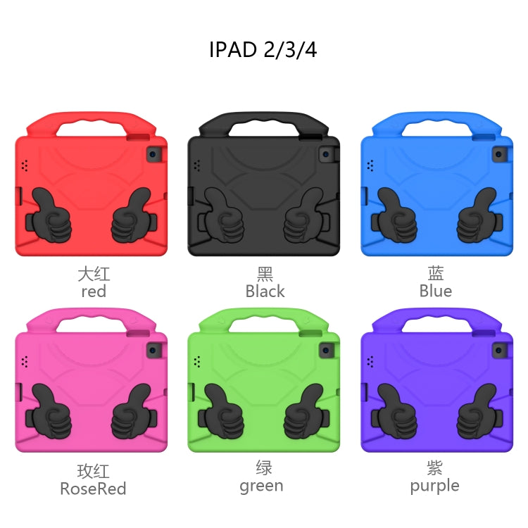 Guscio protettivo piatto anti caduta in EVA con staffa per il pollice, For iPad 4 / 3 / 2, For iPad Pro 11 (2020)
