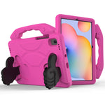 Guscio protettivo piatto anti caduta per bambini in materiale EVA con staffa per il pollice, For Samsung Galaxy Tab S6 Lite / P610, For Samsung Galaxy Tab S5e 10.5 / T720, For Samsung Galaxy Tab S6 10.5 / T860, For Samsung Galaxy Tab S6 Lite P610      ...