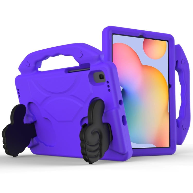 Guscio protettivo piatto anti caduta per bambini in materiale EVA con staffa per il pollice, For Samsung Galaxy Tab S6 Lite / P610, For Samsung Galaxy Tab S5e 10.5 / T720, For Samsung Galaxy Tab S6 10.5 / T860, For Samsung Galaxy Tab S6 Lite P610      ...
