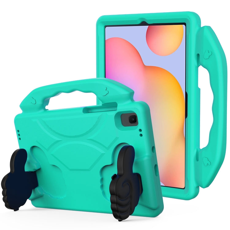 Guscio protettivo piatto anti caduta per bambini in materiale EVA con staffa per il pollice, For Samsung Galaxy Tab S6 Lite / P610, For Samsung Galaxy Tab S5e 10.5 / T720, For Samsung Galaxy Tab S6 10.5 / T860, For Samsung Galaxy Tab S6 Lite P610      ...