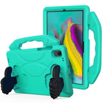 Guscio protettivo piatto anti caduta per bambini in materiale EVA con staffa per il pollice, For Samsung Galaxy Tab S6 Lite / P610, For Samsung Galaxy Tab S5e 10.5 / T720, For Samsung Galaxy Tab S6 10.5 / T860, For Samsung Galaxy Tab S6 Lite P610      ...