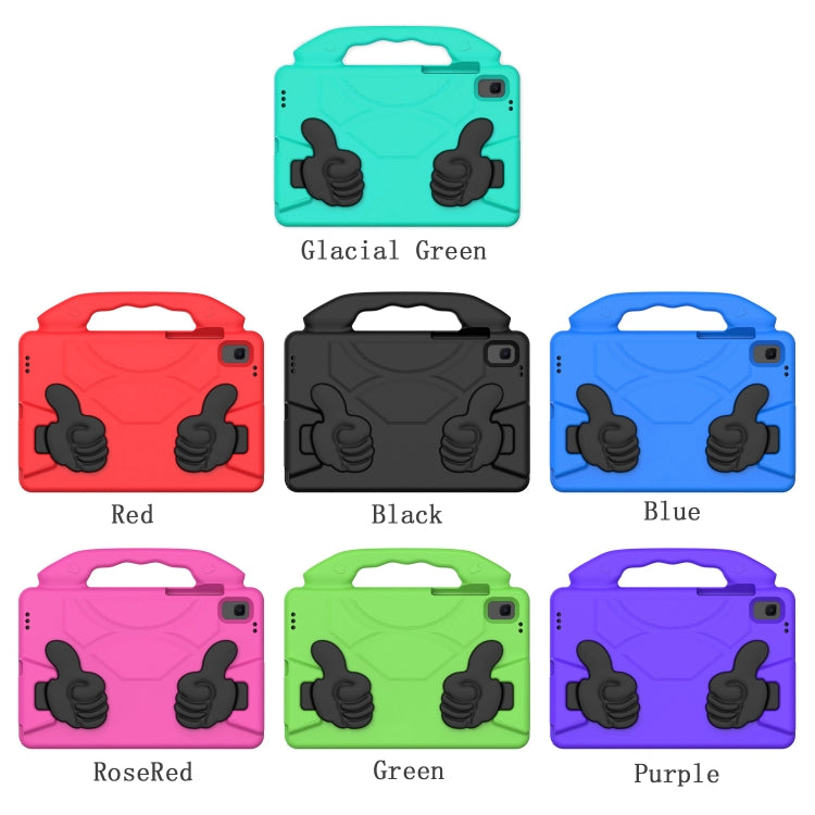 Guscio protettivo piatto anti caduta per bambini in materiale EVA con staffa per il pollice, For Samsung Galaxy Tab S6 Lite / P610, For Samsung Galaxy Tab S5e 10.5 / T720, For Samsung Galaxy Tab S6 10.5 / T860, For Samsung Galaxy Tab S6 Lite P610      ...