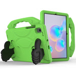 Guscio protettivo piatto anti caduta per bambini in materiale EVA con staffa per il pollice, For Samsung Galaxy Tab S6 Lite / P610, For Samsung Galaxy Tab S5e 10.5 / T720, For Samsung Galaxy Tab S6 10.5 / T860, For Samsung Galaxy Tab S6 Lite P610      ...