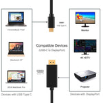 Cavo adattatore USB-C a DisplayPort 4K 60Hz 1,8 m