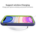 Per iPhone 11 Pro Wave Pattern 3 in 1 Custodia protettiva antiurto in silicone + PC, For iPhone 11 Pro