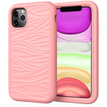 Per iPhone 11 Pro Wave Pattern 3 in 1 Custodia protettiva antiurto in silicone + PC, For iPhone 11 Pro