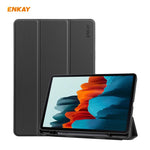 ENKAY ENK-8011 Custodia Smart in pelle PU + TPU con slot per penna per Samsung Galaxy Tab S7 11.0 T870 / T875, For Galaxy Tab S8 / Galaxy Tab S7 11.0