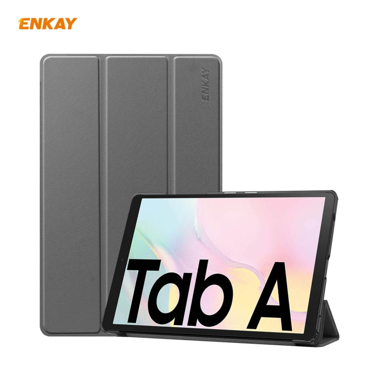 ENKAY ENK-8009 Per Samsung Galaxy Tab A7 10.4 2020 T500 / T505 Custodia Smart in pelle PU + plastica con supporto a tre pieghe, For Samsung Galaxy Tab A7 10.4 2020 T500