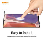 Per Samsung Galaxy Note 20 ENKAY Hat-Prince Full Glue 0.2mm 9H 2.5D Vetro temperato Copertura completa Supporto pellicola Sblocco impronte digitali, For Samsung Galaxy Note20(1pc), For Samsung Galaxy Note20(2pcs), For Samsung Galaxy Note20(5pcs)       ...