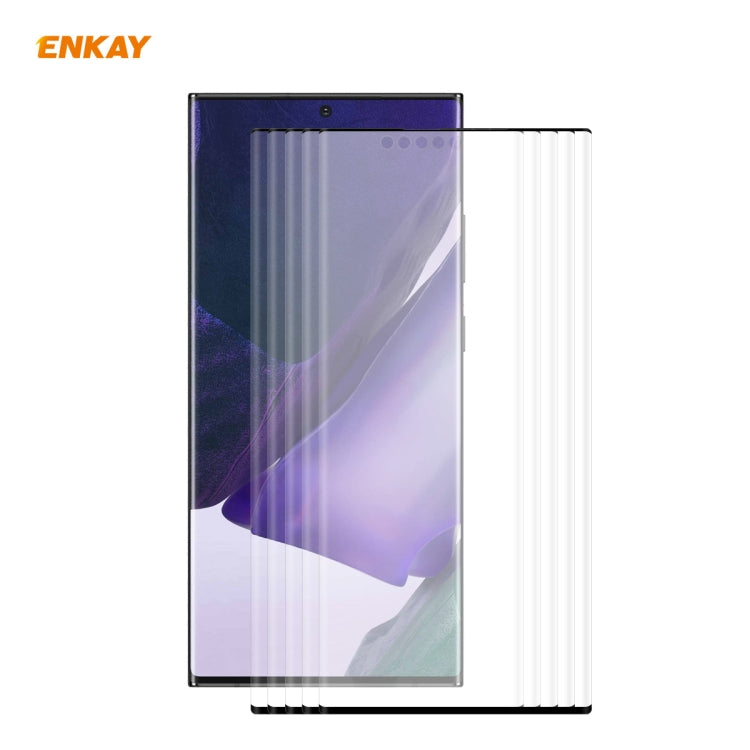Per Samsung Galaxy Note 20 Ultra ENKAY Hat-Prince 0.26mm 9H 3D Pellicola in vetro temperato curvo a schermo intero a prova di esplosione, For Samsung Galaxy Note 20 Ultra(1 PCS), For Samsung Galaxy Note 20 Ultra(2 PCS)                                  ...
