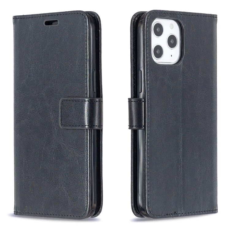Per iPhone 12 Pro Max Crazy Horse Texture Custodia in pelle a vibrazione orizzontale con supporto e slot per schede e portafoglio e cornice per foto, For iPhone 12 Pro Max