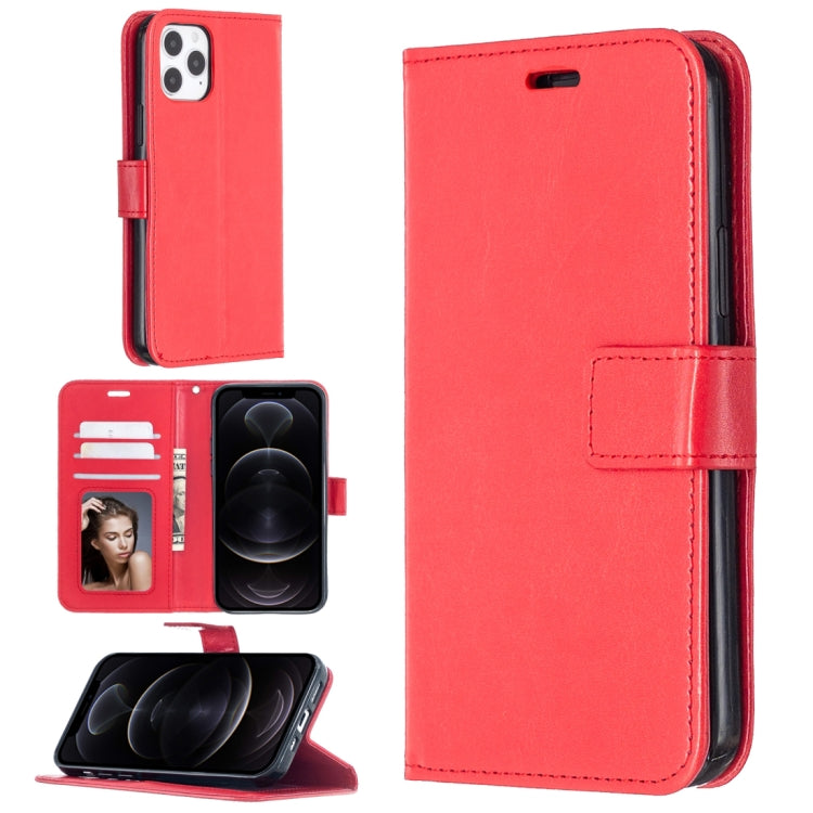 Per iPhone 12 Pro / 12 Max Crazy Horse Texture Custodia in pelle a vibrazione orizzontale con supporto e slot per schede e portafogli e cornice per foto, For iPhone 12 / 12 Pro