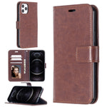 Per iPhone 12 Pro / 12 Max Crazy Horse Texture Custodia in pelle a vibrazione orizzontale con supporto e slot per schede e portafogli e cornice per foto, For iPhone 12 / 12 Pro