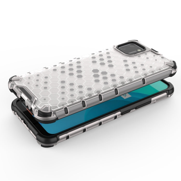 Per OPPO Realme C15 PC a nido d'ape antiurto + custodia in TPU