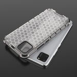 Per OPPO Realme C15 PC a nido d'ape antiurto + custodia in TPU