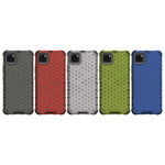 Per OPPO Realme C15 PC a nido d'ape antiurto + custodia in TPU