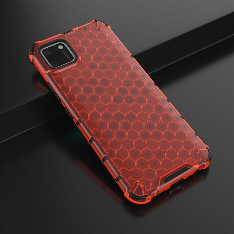 Per OPPO Realme C15 PC a nido d'ape antiurto + custodia in TPU
