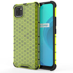 Per OPPO Realme C15 PC a nido d'ape antiurto + custodia in TPU
