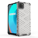 Per OPPO Realme C11 PC a nido d'ape antiurto + custodia in TPU, For OPPO Realme C11