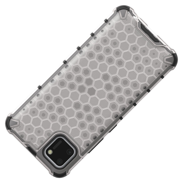 Per OPPO Realme C11 PC a nido d'ape antiurto + custodia in TPU, For OPPO Realme C11