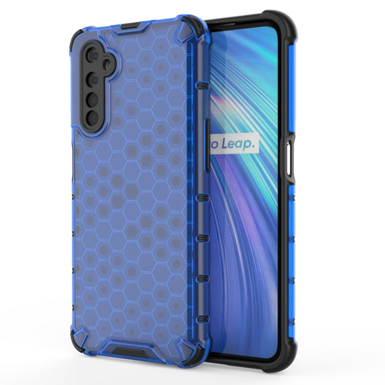 Per OPPO Realme 6 PC a nido d'ape antiurto + custodia in TPU, For OPPO Realme 6