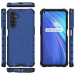Per OPPO Realme 6 PC a nido d'ape antiurto + custodia in TPU, For OPPO Realme 6