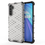 Per OPPO Realme 6 PC a nido d'ape antiurto + custodia in TPU, For OPPO Realme 6