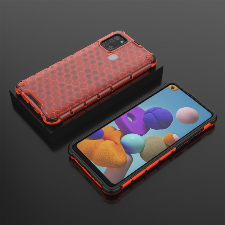 Custodia antiurto a nido d'ape per Samsung Galaxy A21s