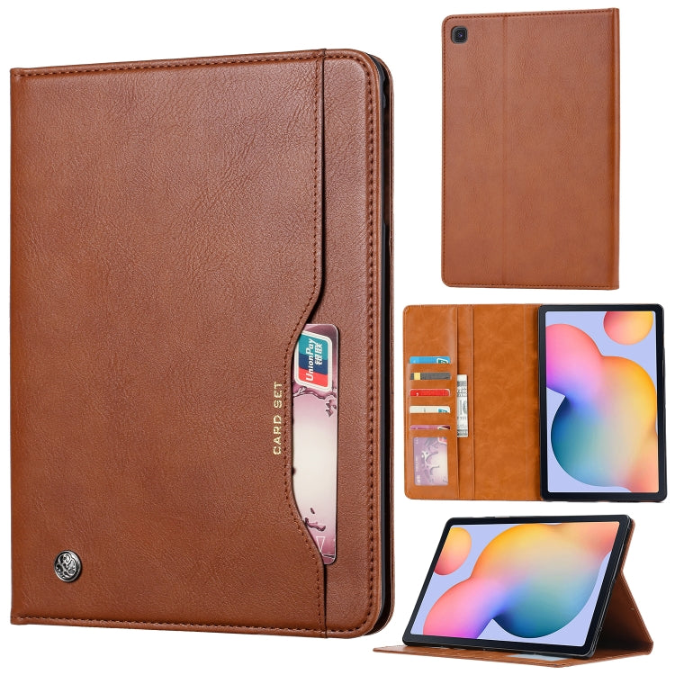 Custodia portafoglio in pelle per Samsung Galaxy Tab A7 2020