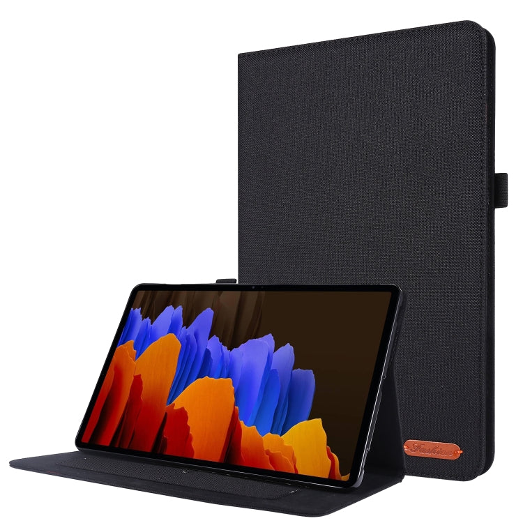 Flip orizzontale TPU + Custodia protettiva in pelle PU tessuto con slot per schede e supporto, For Galaxy Tab S8 / Galaxy Tab S7, For Samsung Galaxy Tab S8 / Galaxy Tab S7, For Galaxy Tab A7(2020), For Galaxy Tab A 7(2020)