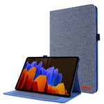 Flip orizzontale TPU + Custodia protettiva in pelle PU tessuto con slot per schede e supporto, For Galaxy Tab S8 / Galaxy Tab S7, For Samsung Galaxy Tab S8 / Galaxy Tab S7, For Galaxy Tab A7(2020), For Galaxy Tab A 7(2020)
