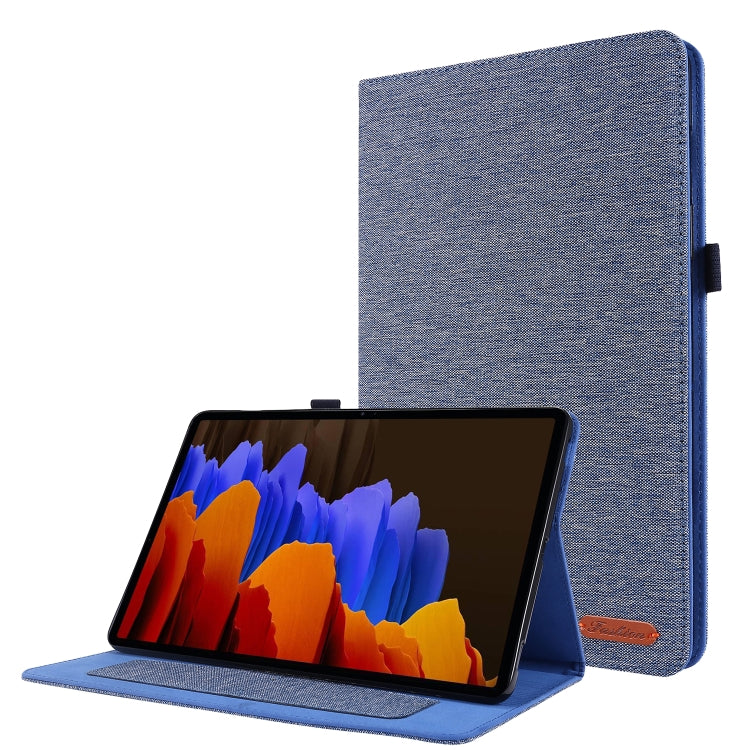 Flip orizzontale TPU + Custodia protettiva in pelle PU tessuto con slot per schede e supporto, For Galaxy Tab S8 / Galaxy Tab S7, For Samsung Galaxy Tab S8 / Galaxy Tab S7, For Galaxy Tab A7(2020), For Galaxy Tab A 7(2020)