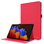 Flip orizzontale TPU + Custodia protettiva in pelle PU tessuto con slot per schede e supporto, For Galaxy Tab S8 / Galaxy Tab S7, For Samsung Galaxy Tab S8 / Galaxy Tab S7, For Galaxy Tab A7(2020), For Galaxy Tab A 7(2020)