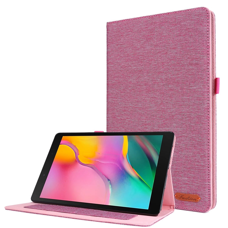 Flip orizzontale TPU + Custodia protettiva in pelle PU tessuto con slot per schede e supporto, For Galaxy Tab S8 / Galaxy Tab S7, For Samsung Galaxy Tab S8 / Galaxy Tab S7, For Galaxy Tab A7(2020), For Galaxy Tab A 7(2020)