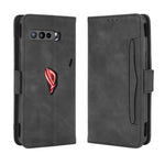 Per Asus ROG Phone 3 ZS661KS Custodia in pelle con motivo a portafoglio stile pelle di vitello ， con slot per schede separato, For Asus ROG Phone 3 ZS661KS