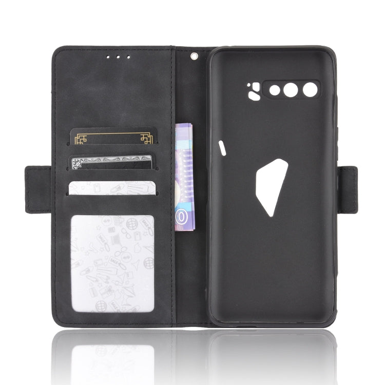 Per Asus ROG Phone 3 ZS661KS Custodia in pelle con motivo a portafoglio stile pelle di vitello ， con slot per schede separato, For Asus ROG Phone 3 ZS661KS